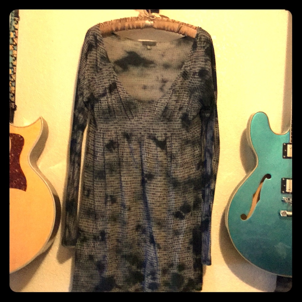 Trippy Tie Dye Low V Tunic